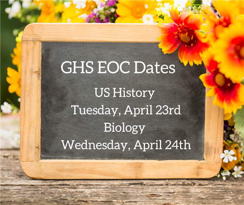  GHS US History & Biology EOC Tests